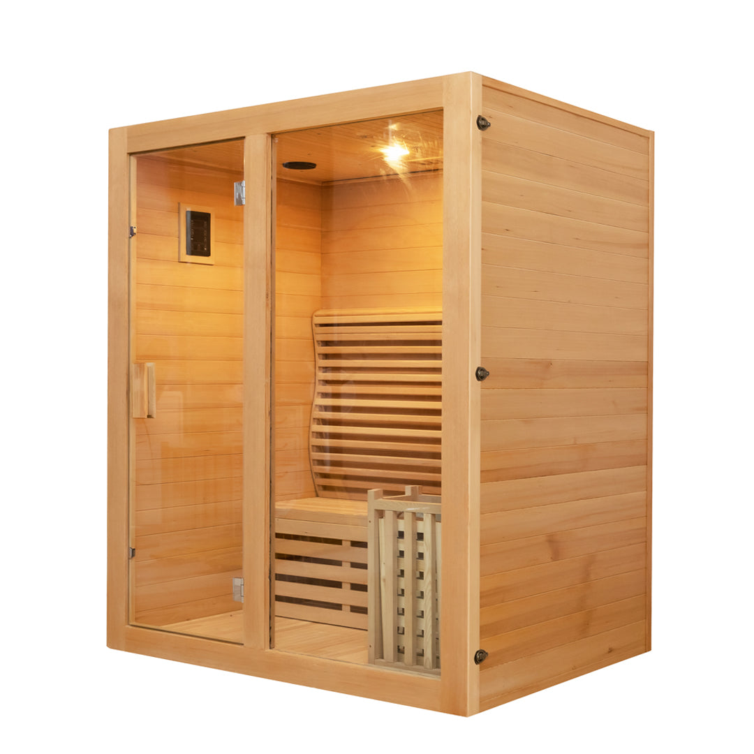 1–3 Person Steam Sauna – Single Bench