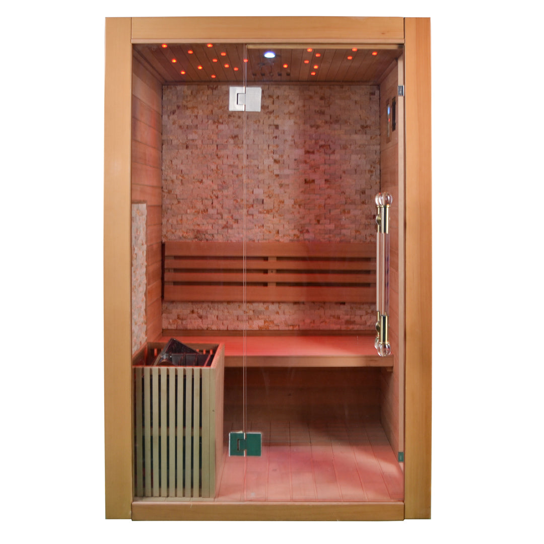 2–4 Person Steam Sauna – Single Bench