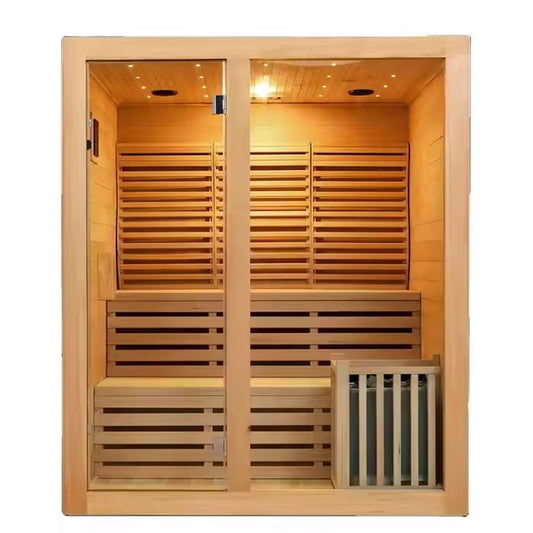 4 Person Double Bench Sauna