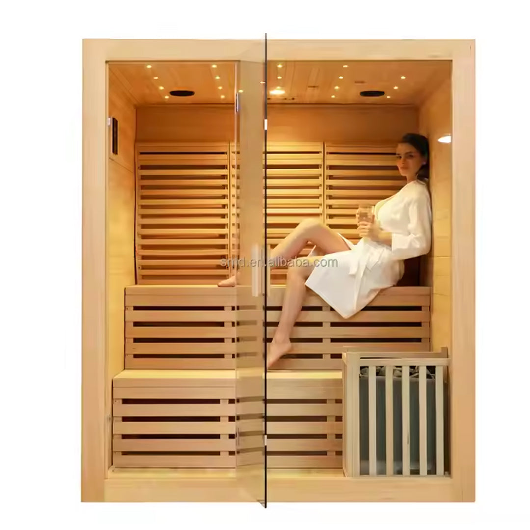 4 Person Double Bench Sauna