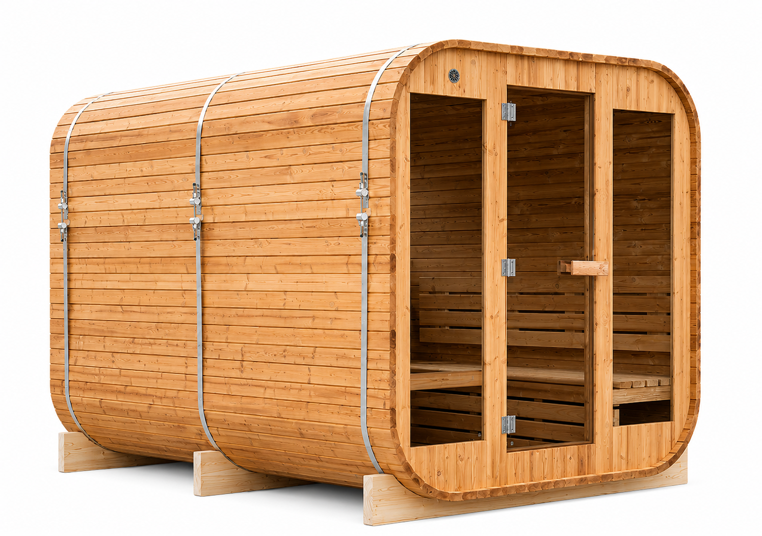 Outdoor POD Thermo Pine Sauna 6-8 pers (Pre-Order)