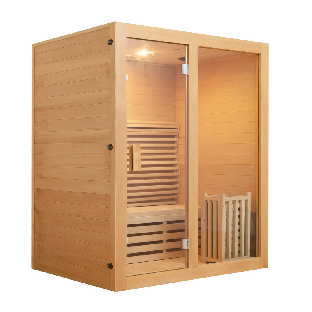 1–3 Person Steam Sauna – Single Bench